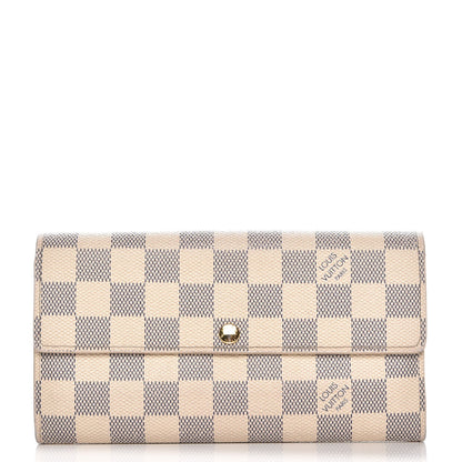 Louis Vuitton Damier Azur Sarah Wallet 1 of 9