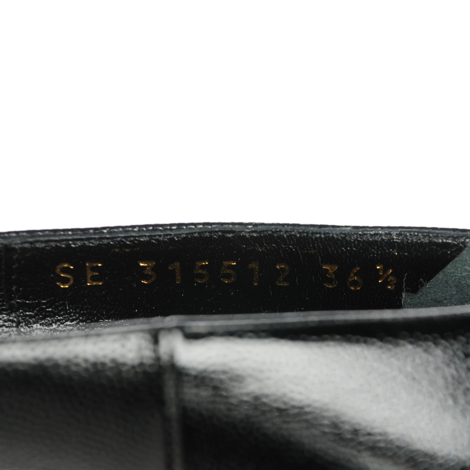 Saint Laurent Vernigolf Tribute 80 Platform Pumps 36.5 Black 8 of 8