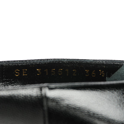 Saint Laurent Vernigolf Tribute 80 Platform Pumps 36.5 Black 8 of 8