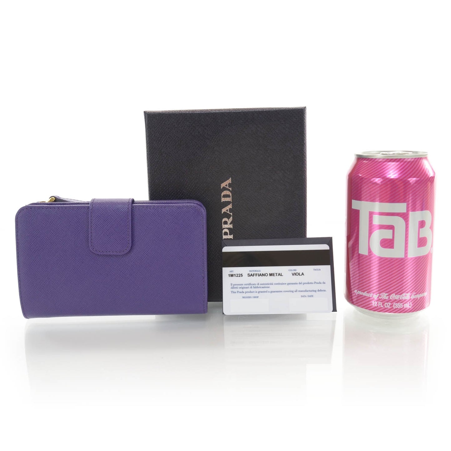 Saffiano Compact Wallet Viola