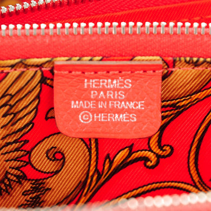 Hermes Epsom Silk'in Compact Wallet Rose Jaipur 6 of 8