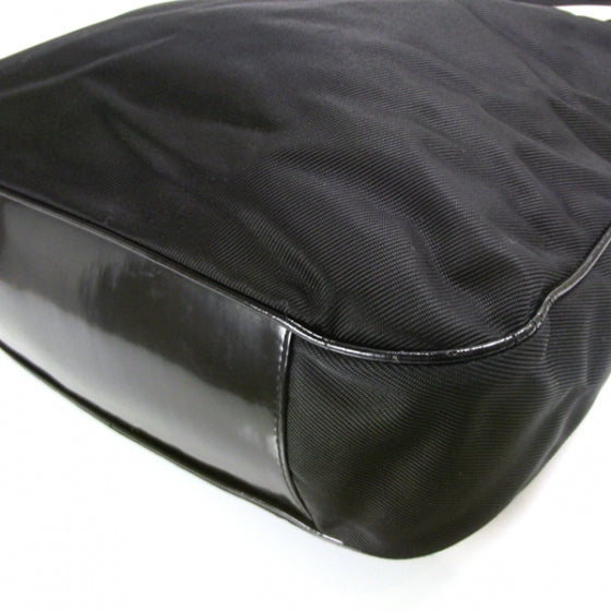 Nylon Bamboo Top Handle Tote
