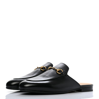 Gucci Calfskin Womens Princetown Slippers 39.5 Black 3 of 8