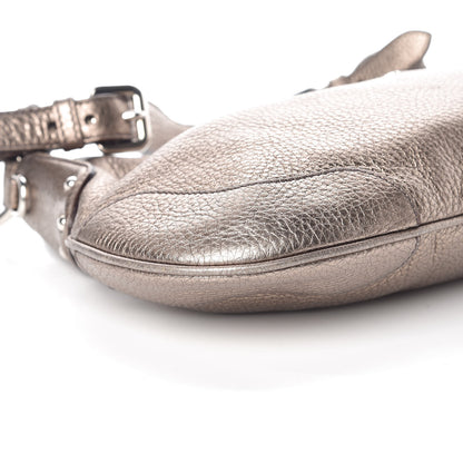 Prada Metallic Vitello Daino Hobo 5 of 11