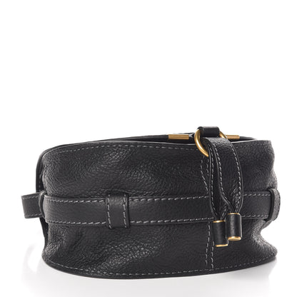 Chloe Calfskin Mini Marcie Round Crossbody Bag Black 4 of 10