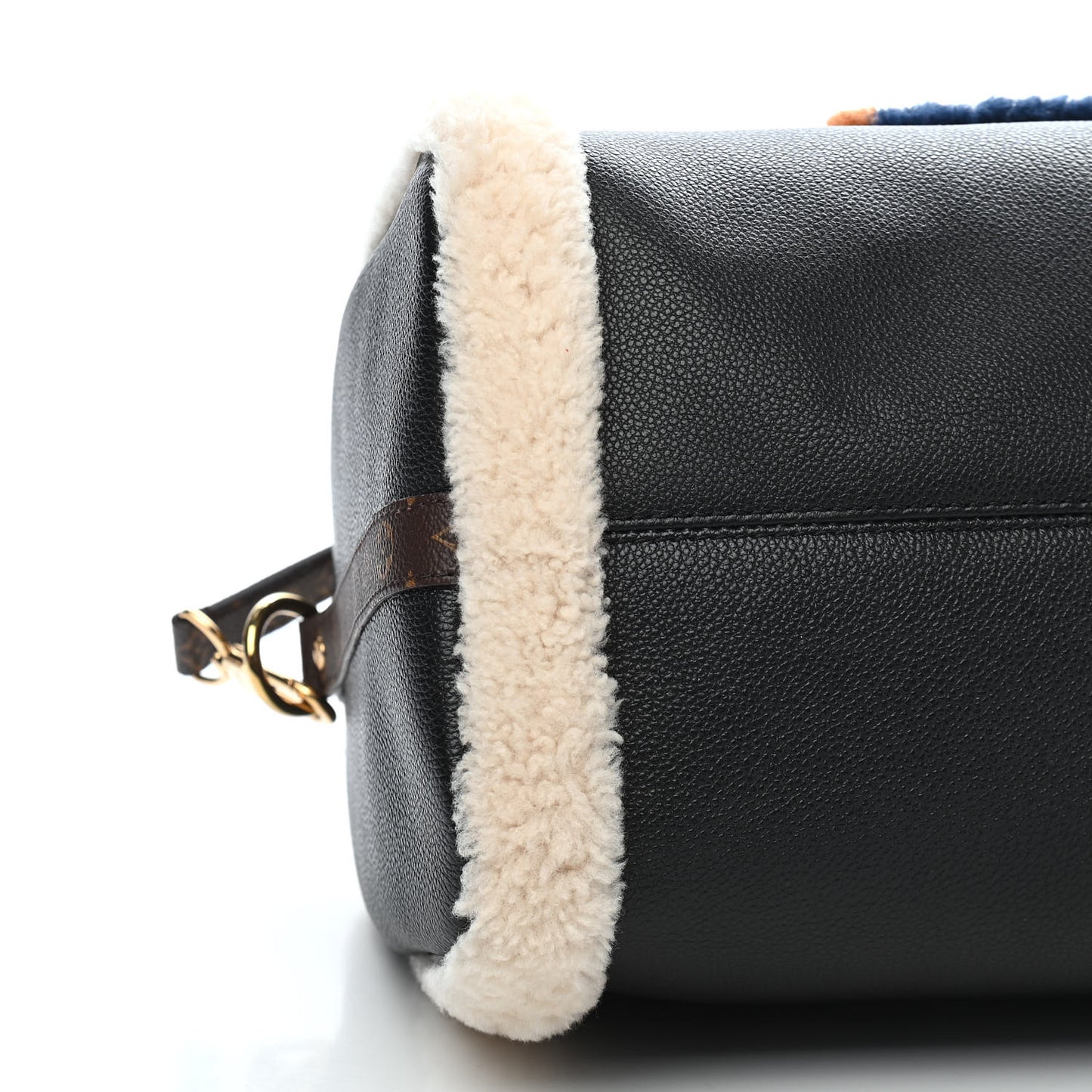 Calfskin Monogram Teddy Speedy Bandouliere 30 Black