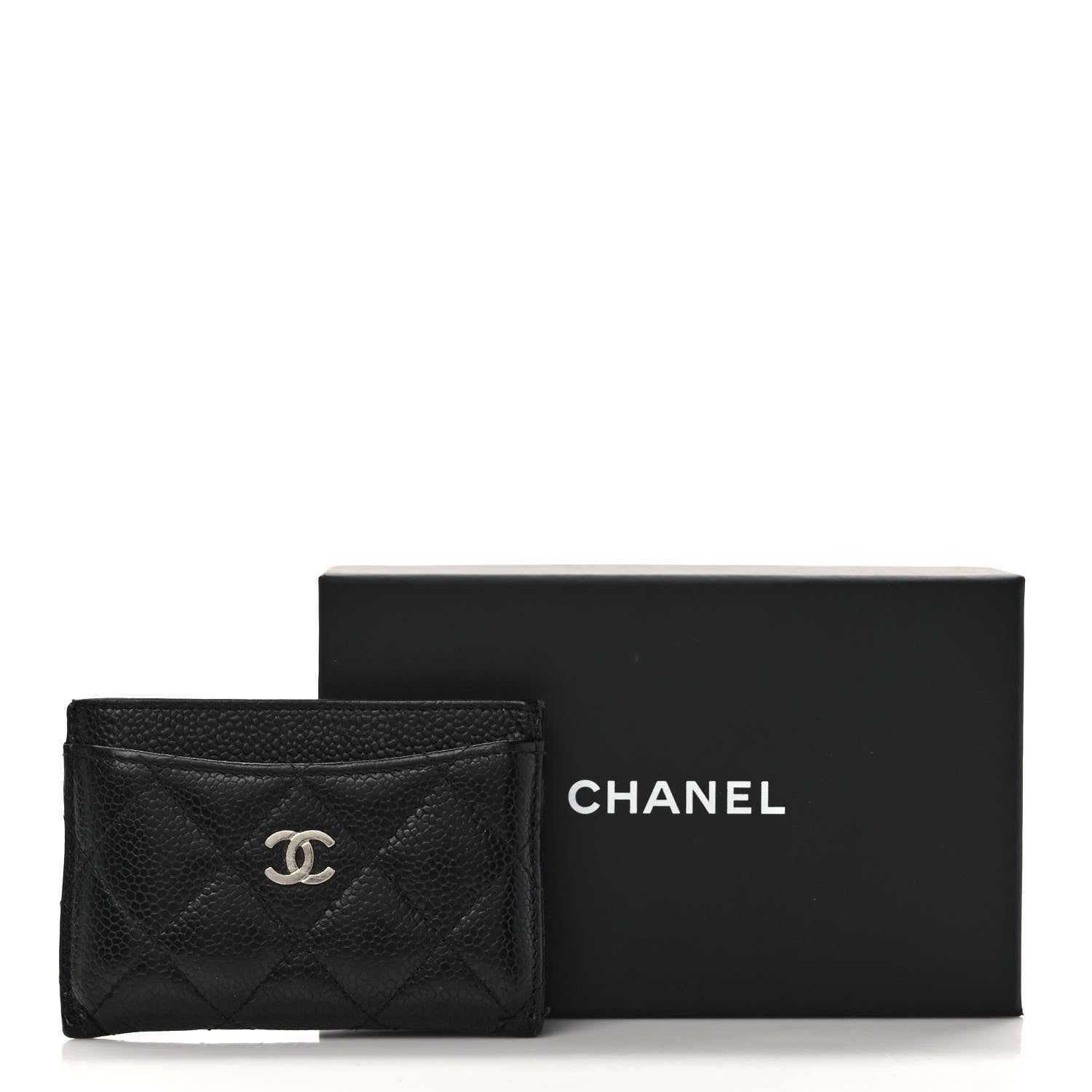 Chanel Caviar Quilted Card Holder Black 8 of 8