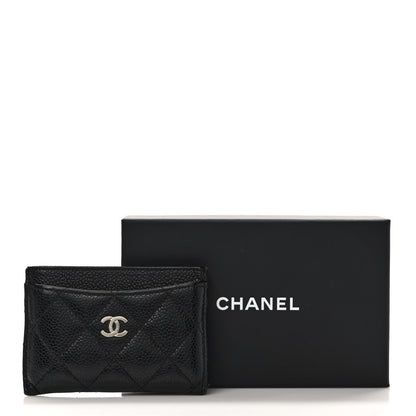 Chanel Caviar Quilted Card Holder Black 8 of 8