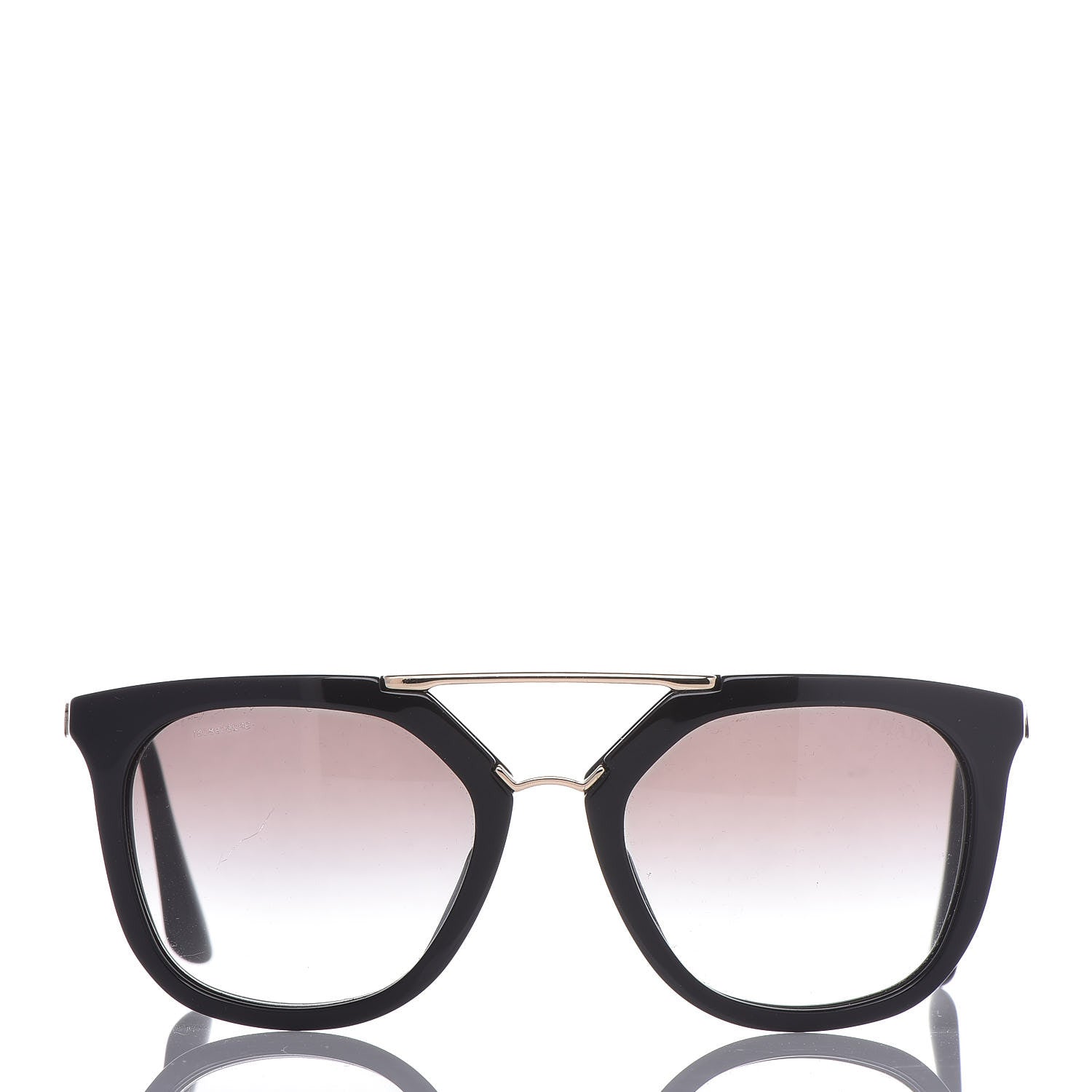Prada Catwalk Sunglasses SPR 13Q Black 2 of 7