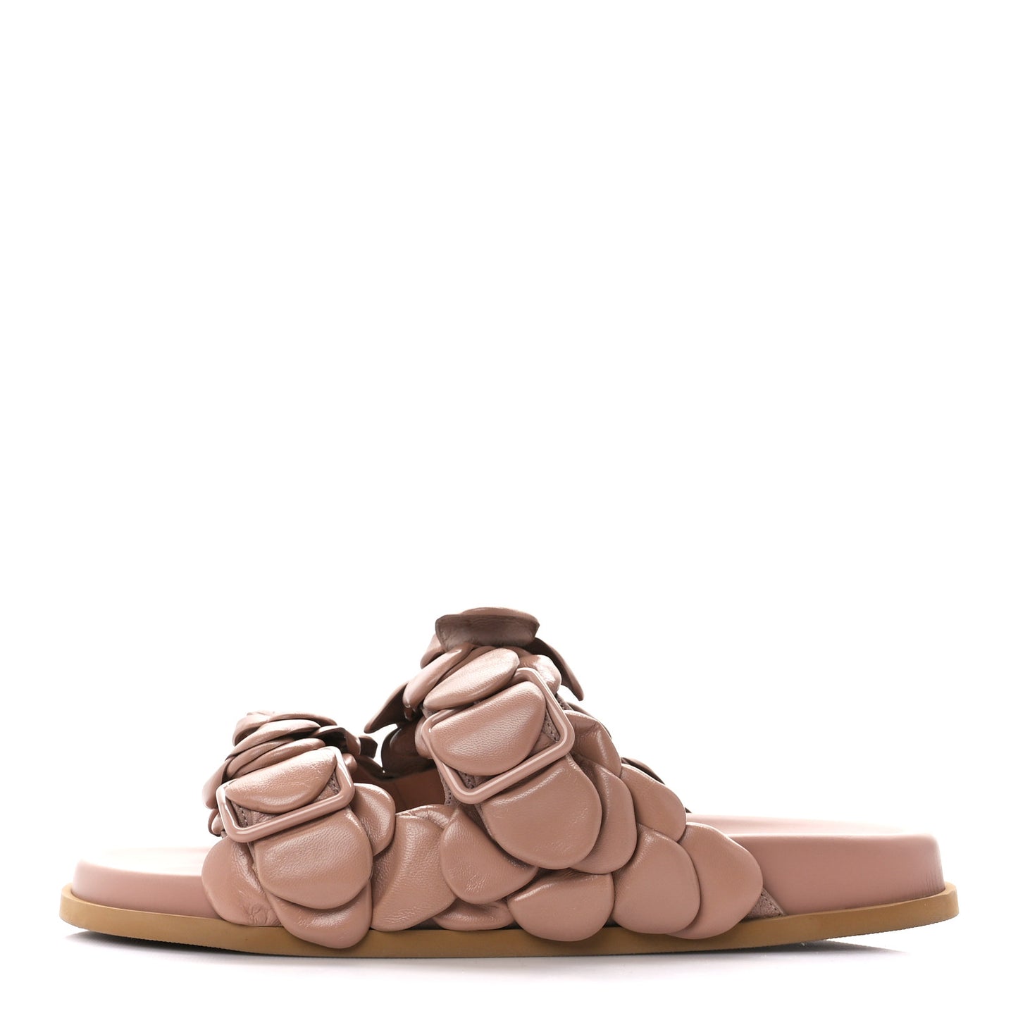 Kidskin Atelier 03 Rose Edition Double Buckle Slide Sandals 40 Rose Canelle