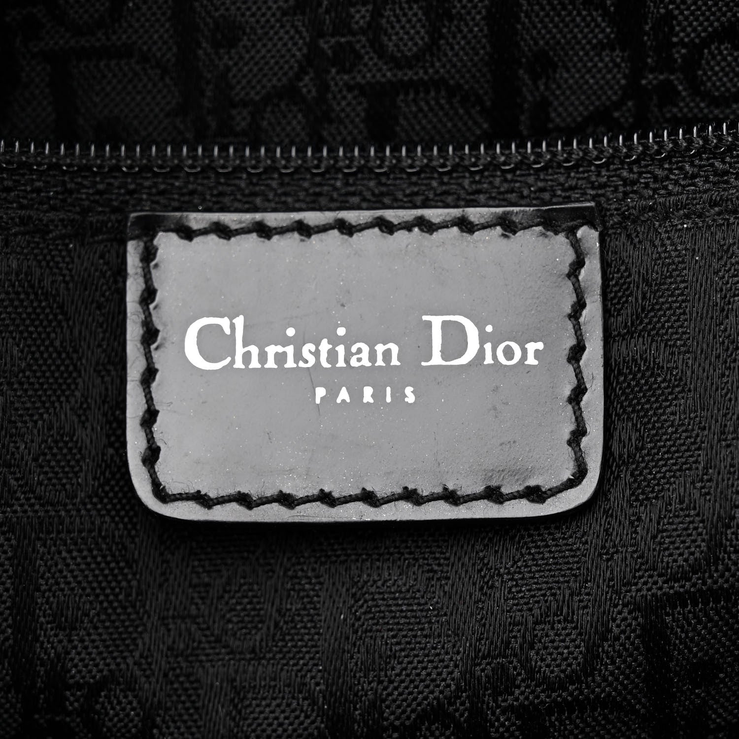 Christian Dior Calfskin Gambler Dice Bowler Black 6 of 14