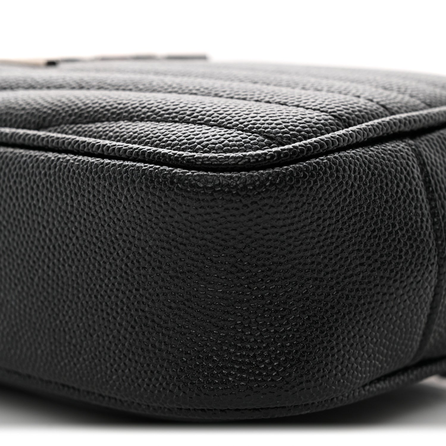 Saint Laurent Grain De Poudre Matelasse Monogram Mini Lou Camera Bag Black 10 of 13