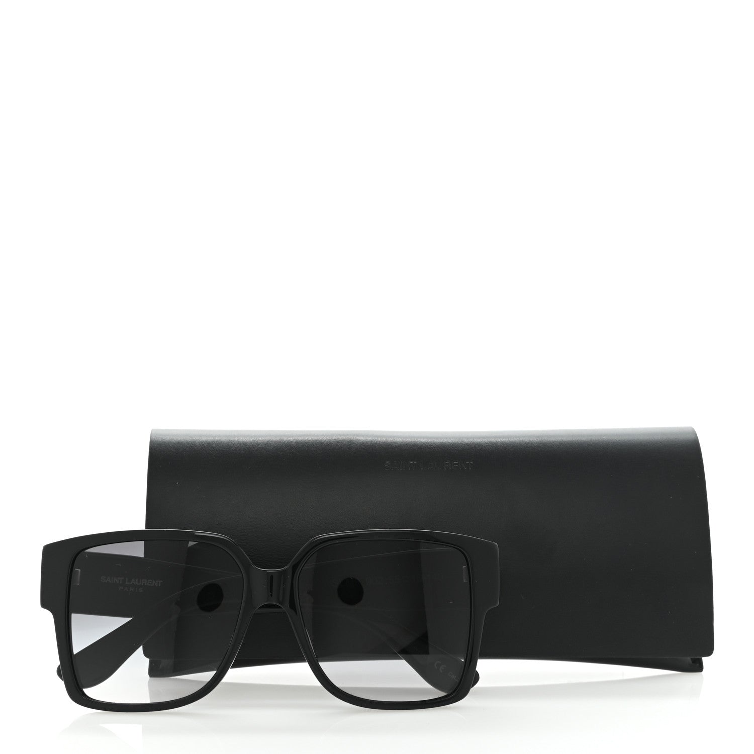 Saint Laurent Square SL M9 Sunglasses Black 8 of 8