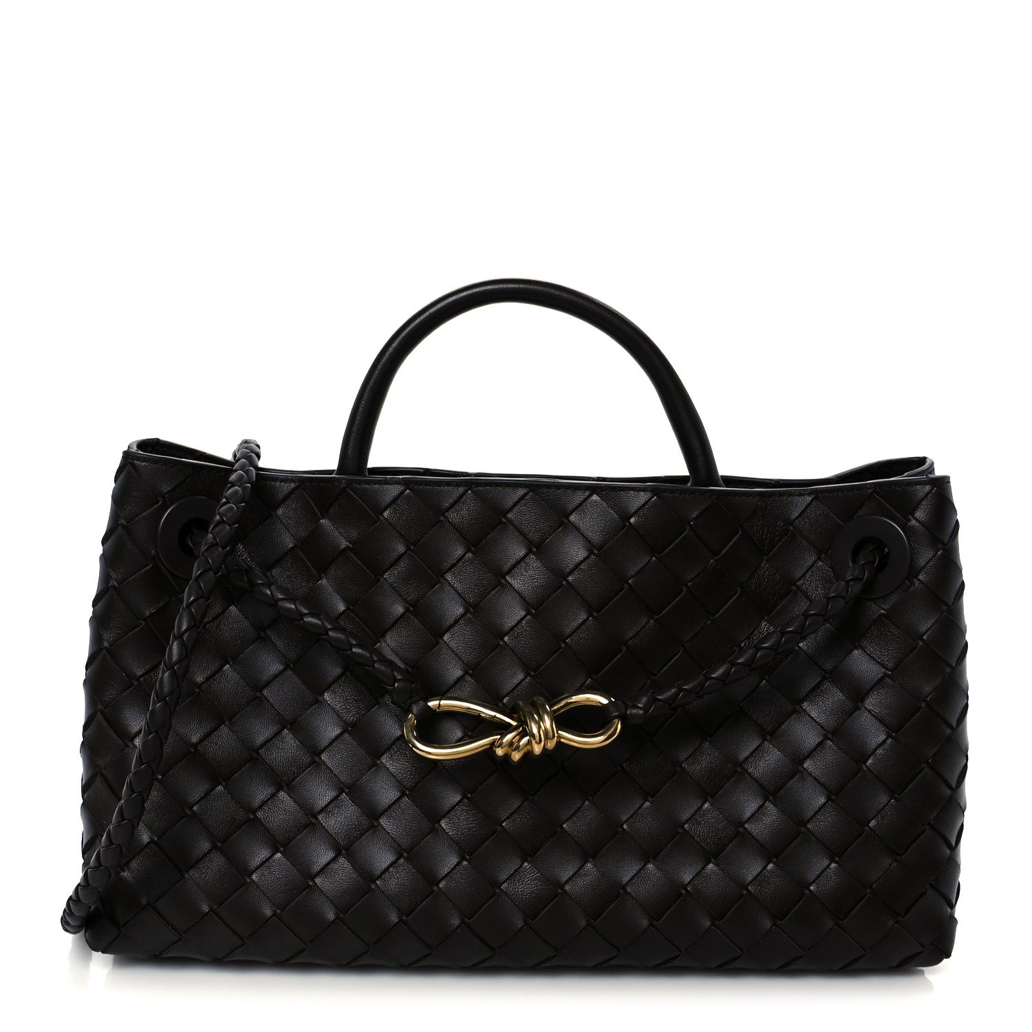 Bottega Veneta Nappa Intrecciato Small East West Andiamo Shoulder Bag Fondant 1 of 12