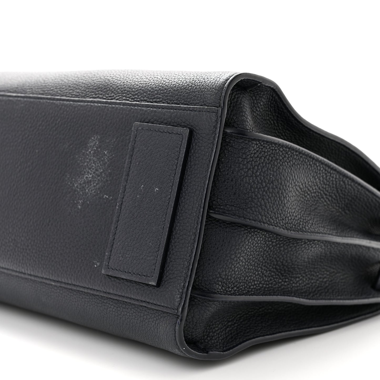Grained Calfskin Small Supple Sac De Jour Navy
