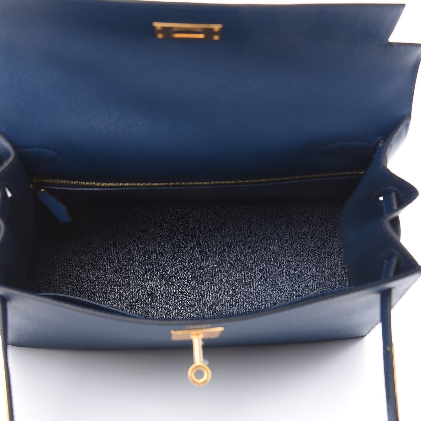 Epsom Kelly Sellier 28 Bleu De Malte