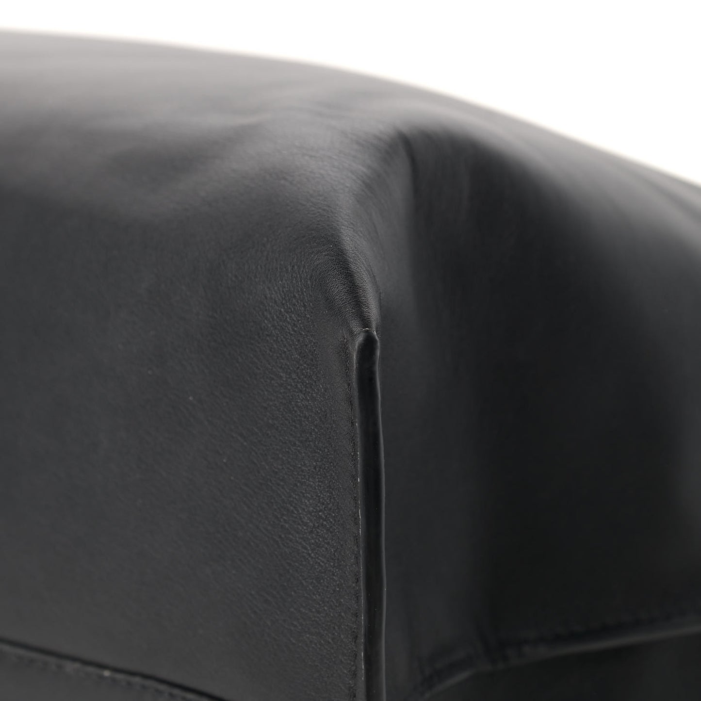 Calfskin Flamenco Knot XL Shoulder Bag Black