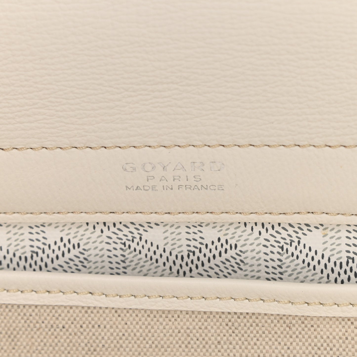 Goyardine Rouette PM White