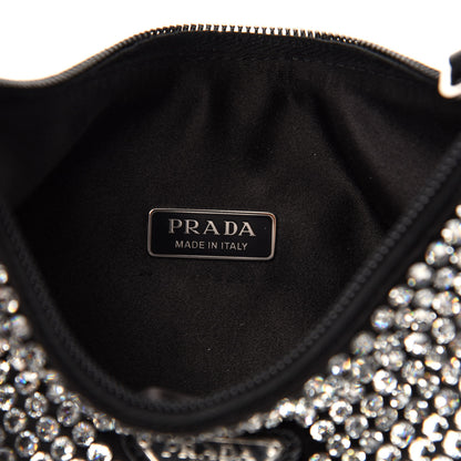 Prada Satin Crystal Mini Re-Edition 2000 Bag Cristal 8 of 11