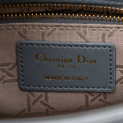 Christian Dior Lambskin Cannage Small My Lady Dior Blue Grey 6 of 10