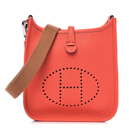 Hermes Taurillon Maurice Amazone Evelyne TPM Capucine Gold 1 of 11