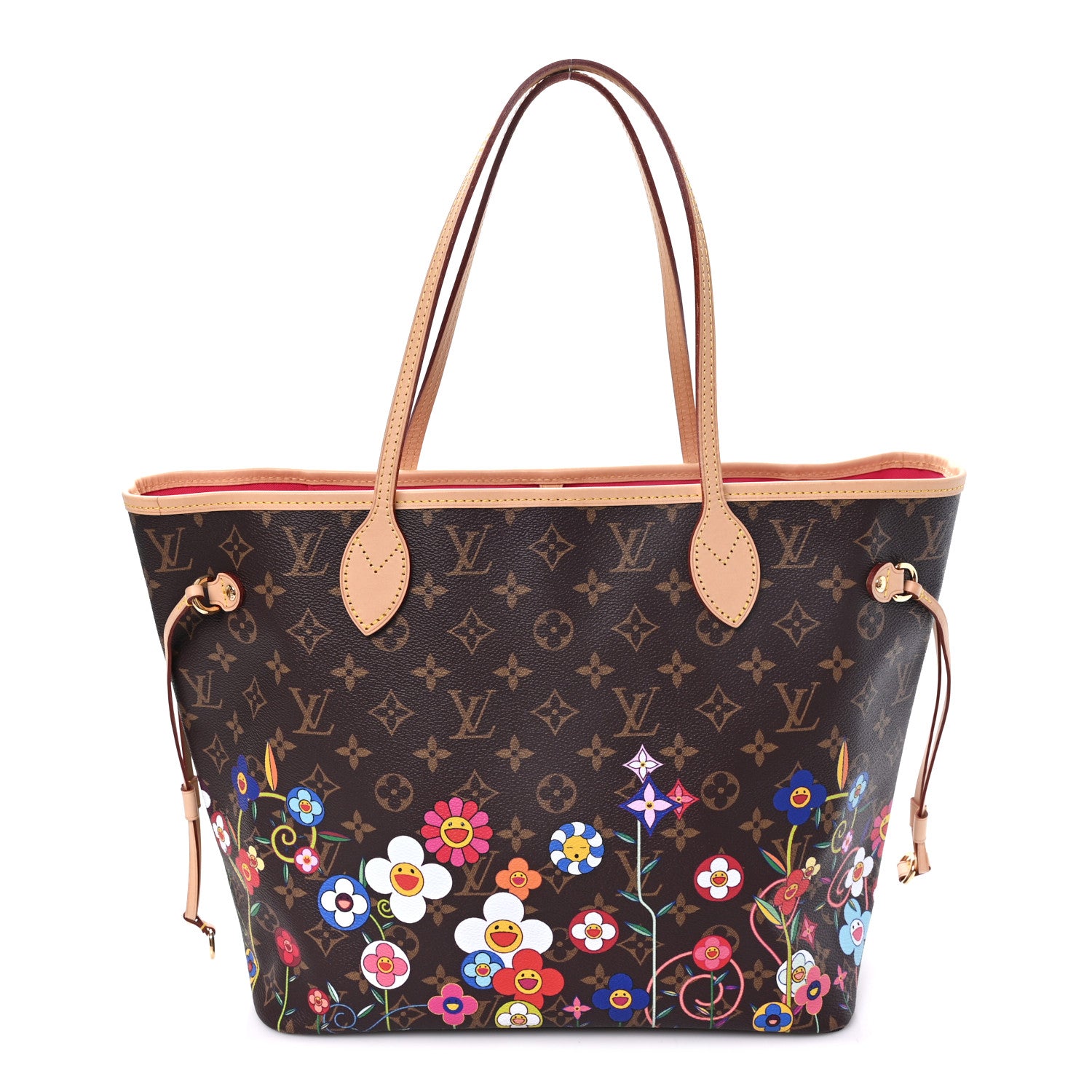 Louis Vuitton LV X TM Monogram Flowers Neverfull MM 1 of 10