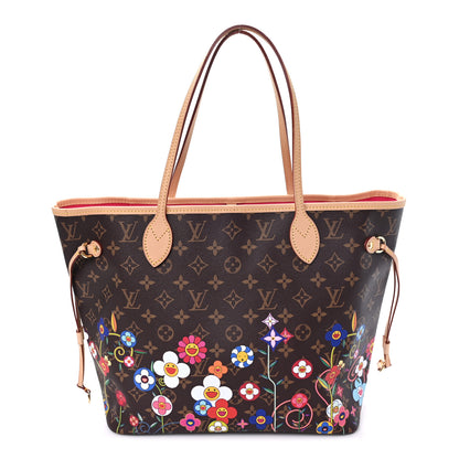 Louis Vuitton LV X TM Monogram Flowers Neverfull MM 1 of 10
