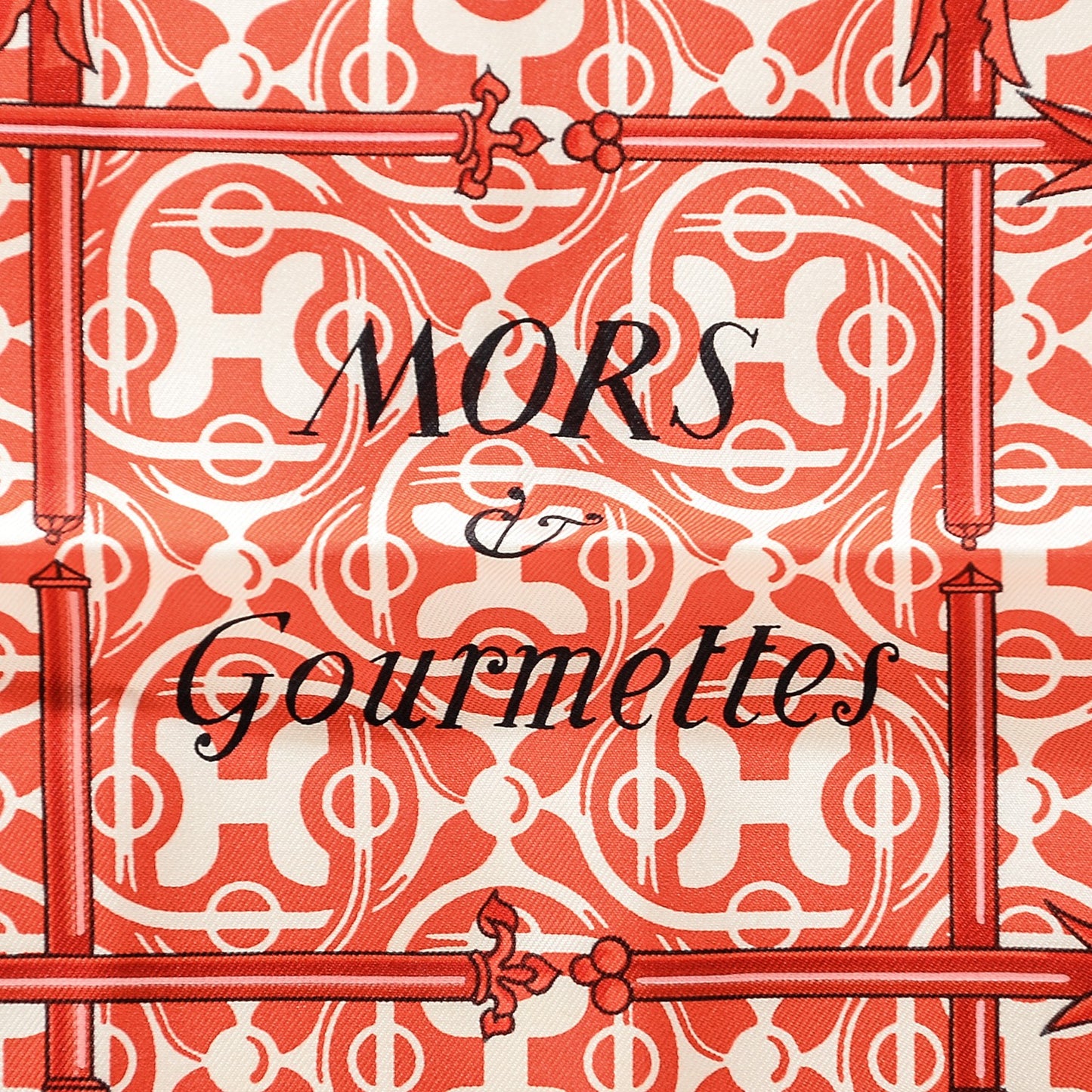Silk Mors et Gourmettes Scarf 90