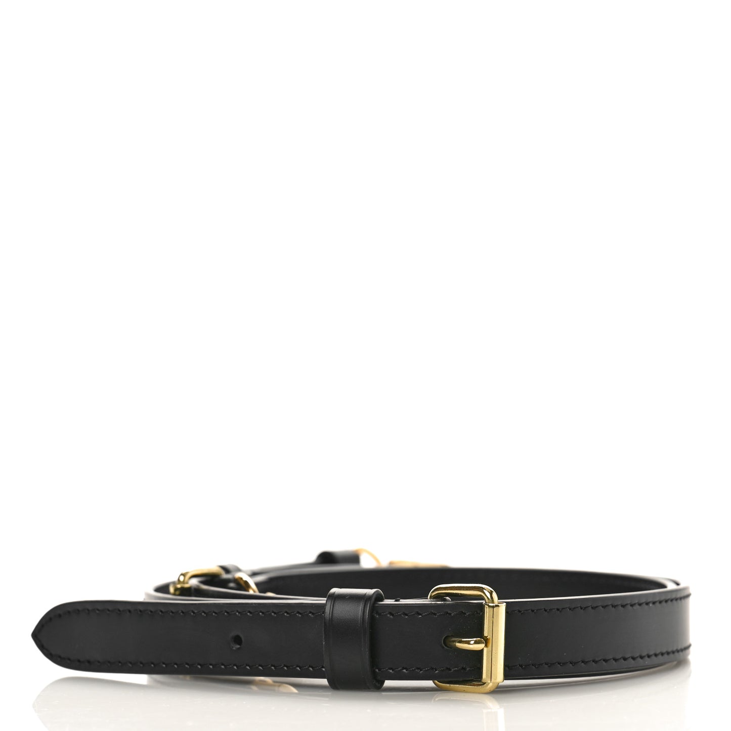 Calfskin Metis Adjustable Shoulder Strap Black
