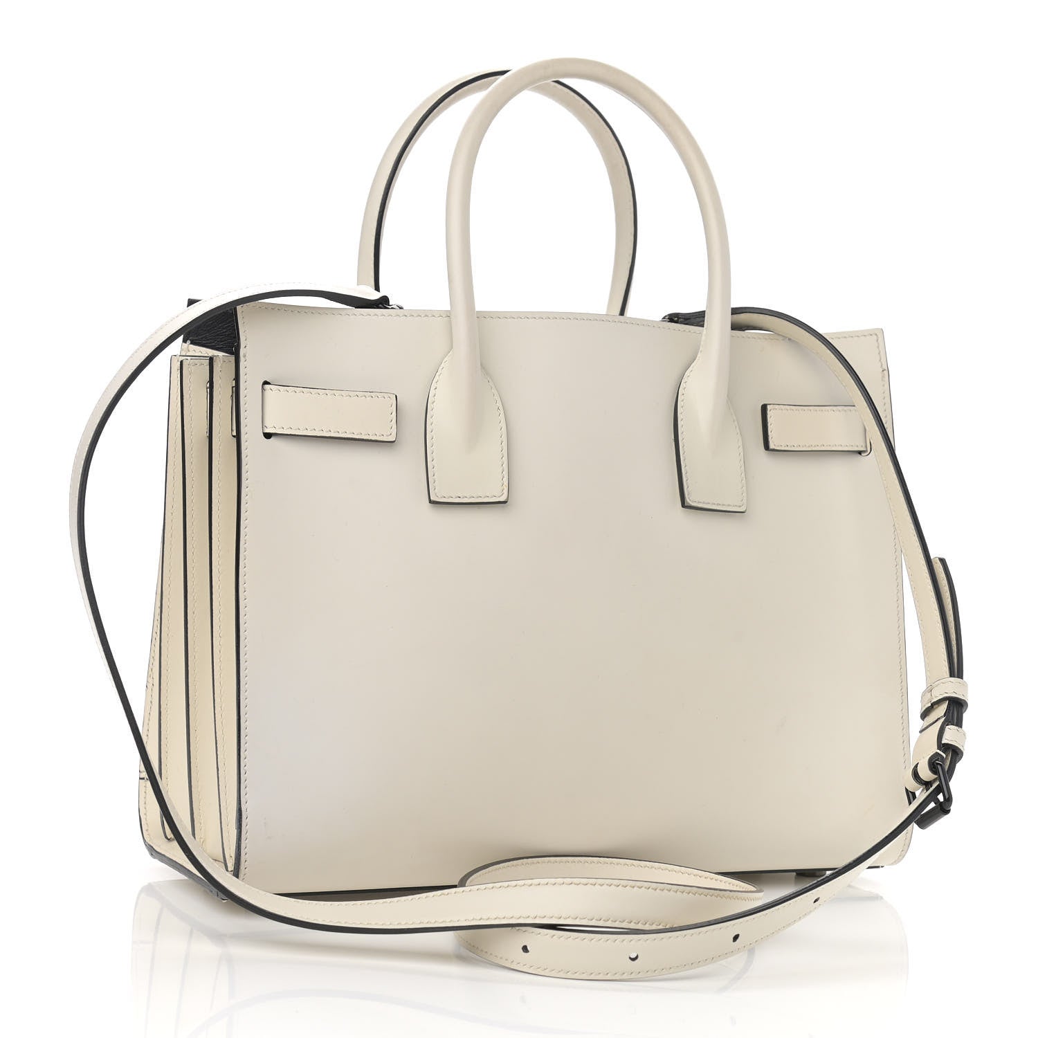 Saint Laurent Calfskin Baby Sac De Jour White 3 of 15