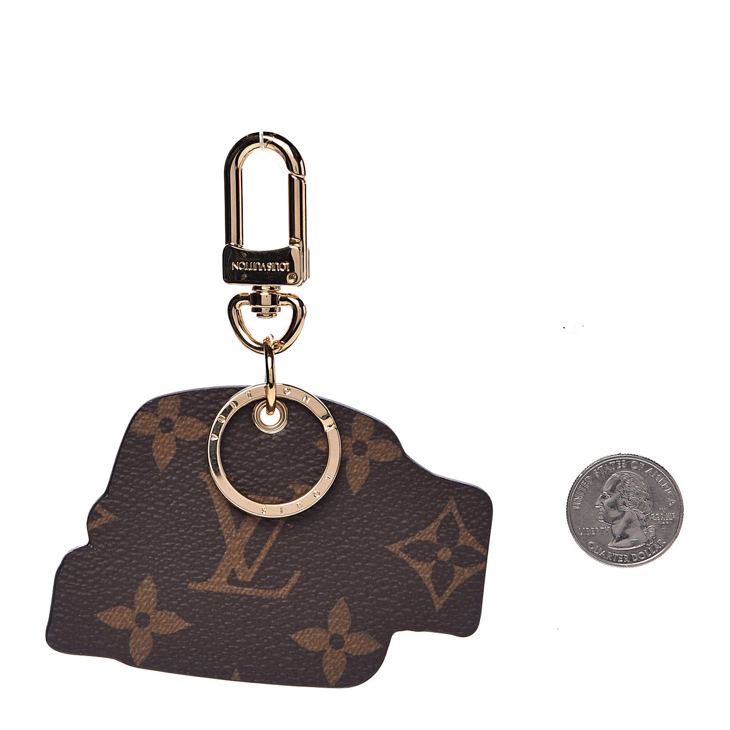 Monogram 2019 Christmas Animation Courchevel Bag Charm Key Ring