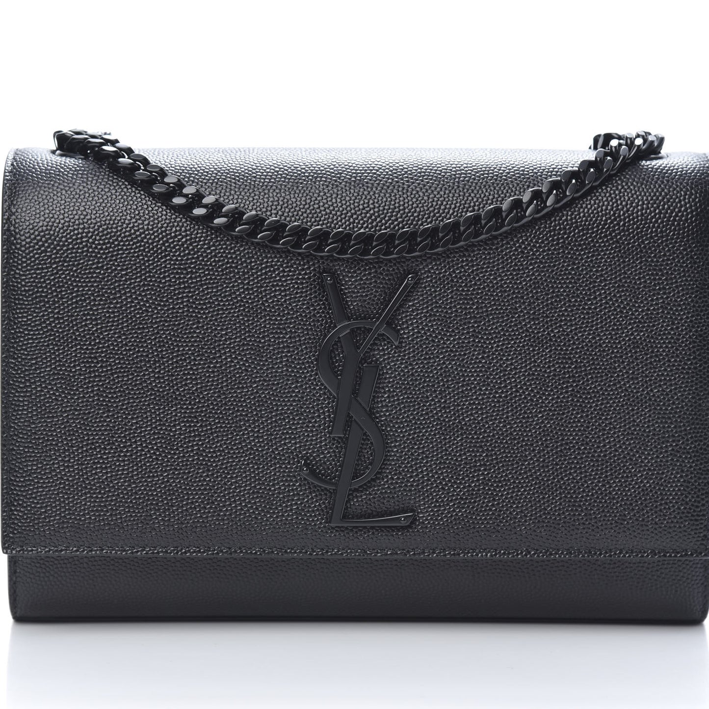 Grain De Poudre Small Monogram Kate Satchel Black