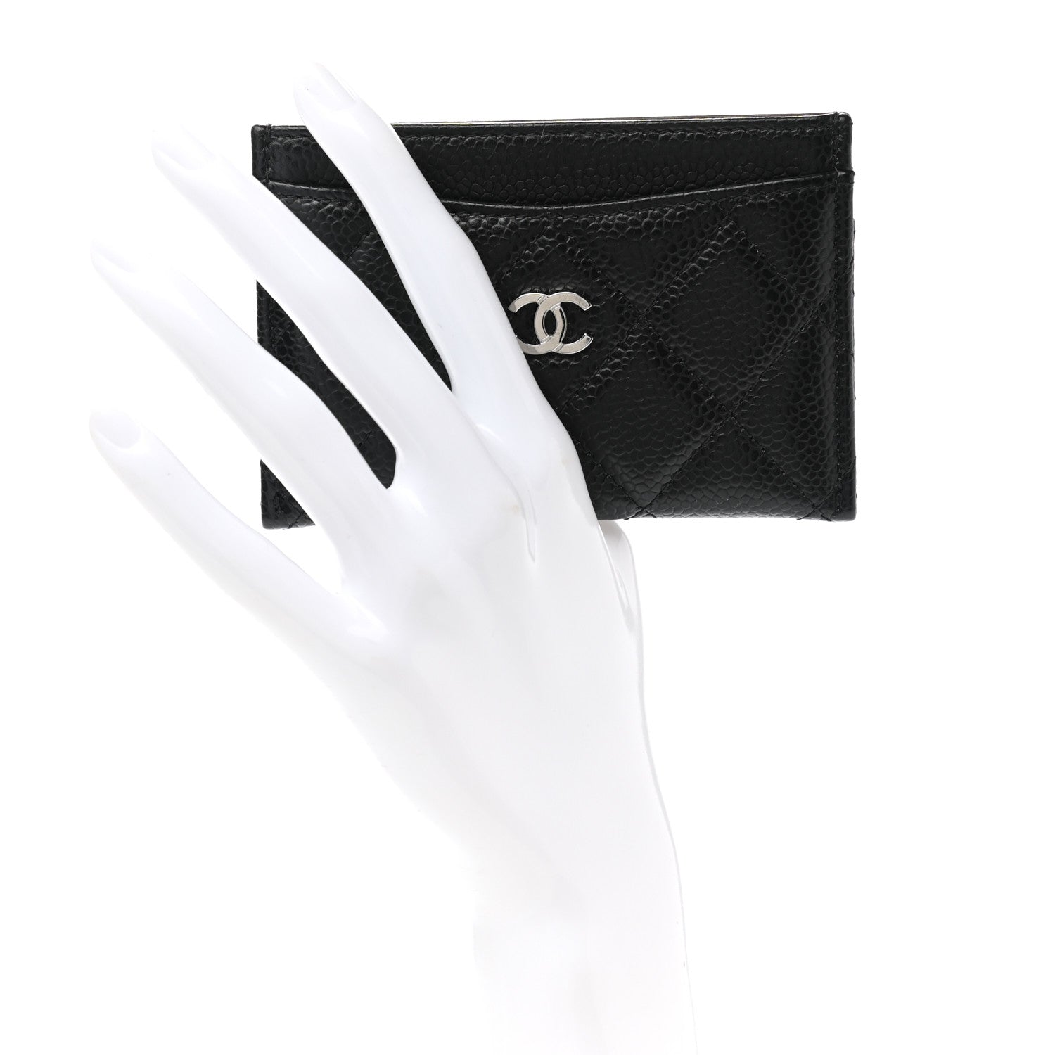Chanel Caviar Quilted Card Holder Black 2 of 9
