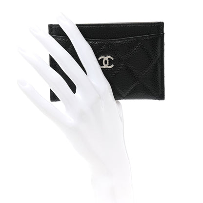 Chanel Caviar Quilted Card Holder Black 2 of 9