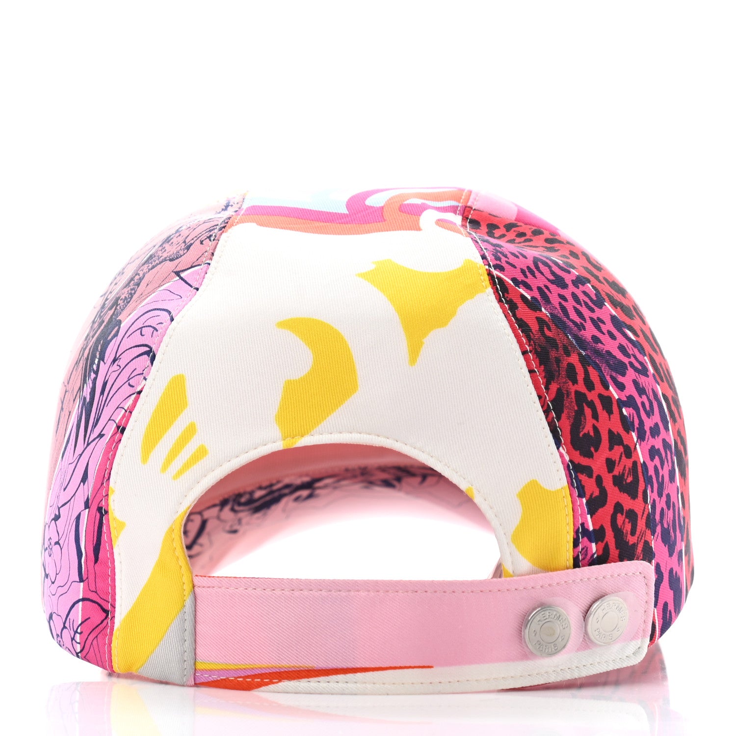 Hermes Silk Davis Patchwork Cap 58 6 of 7