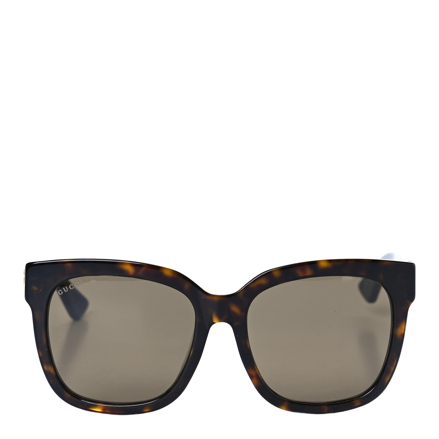Gucci Square Frame Glitter Sunglasses GG0034SA Tortoise Blue 4 of 7