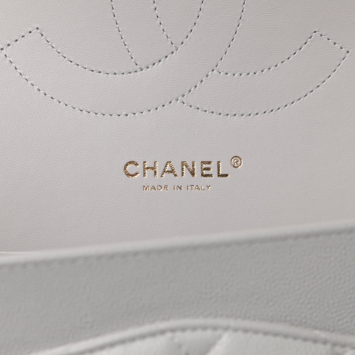 Chanel Caviar Quilted Jumbo Double Flap Grey 6 of 10