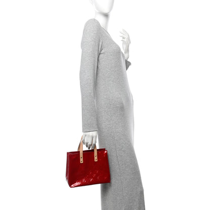 Louis Vuitton Vernis Reade PM Rouge 2 of 9