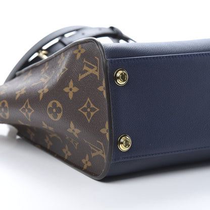 Louis Vuitton Calfskin Monogram On My Side Marine 9 of 10