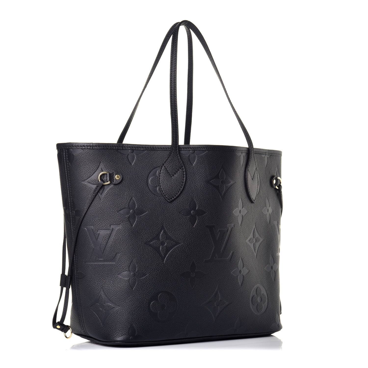 Louis Vuitton Empreinte Monogram Giant Neverfull MM Black 4 of 22
