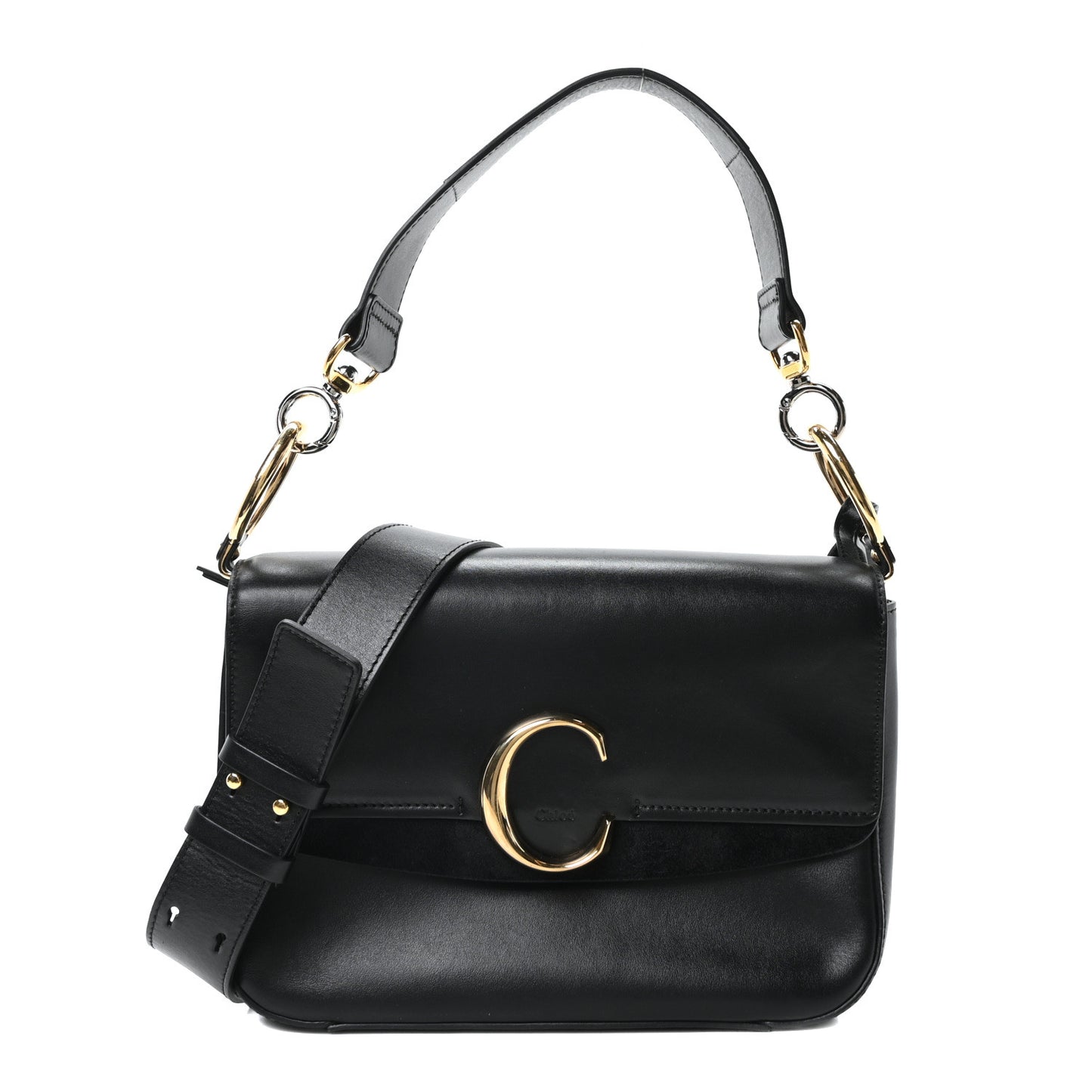 Calfskin C Double Carry Black