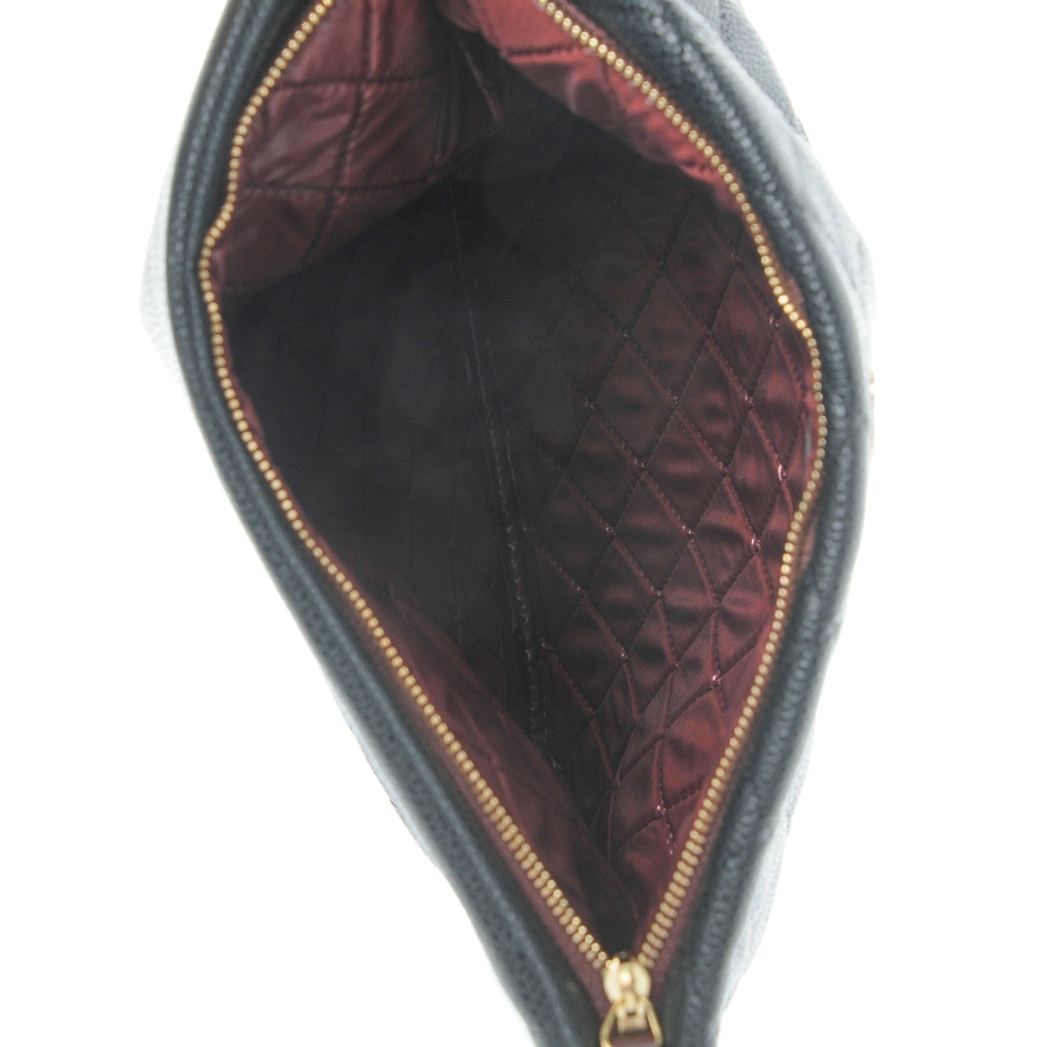 Chanel Caviar Quilted CC Beauty Clutch Black 5 of 9