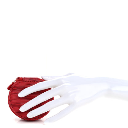 Louis Vuitton Epi Ecrin Bijoux 8cm Jewelry Box Case Castillan Red 2 of 8