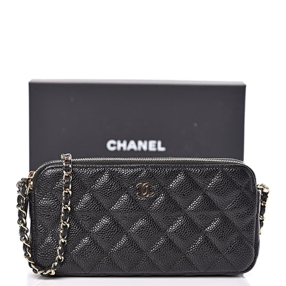Chanel Caviar Quilted Small Clutch With Chain Black 14 of 14