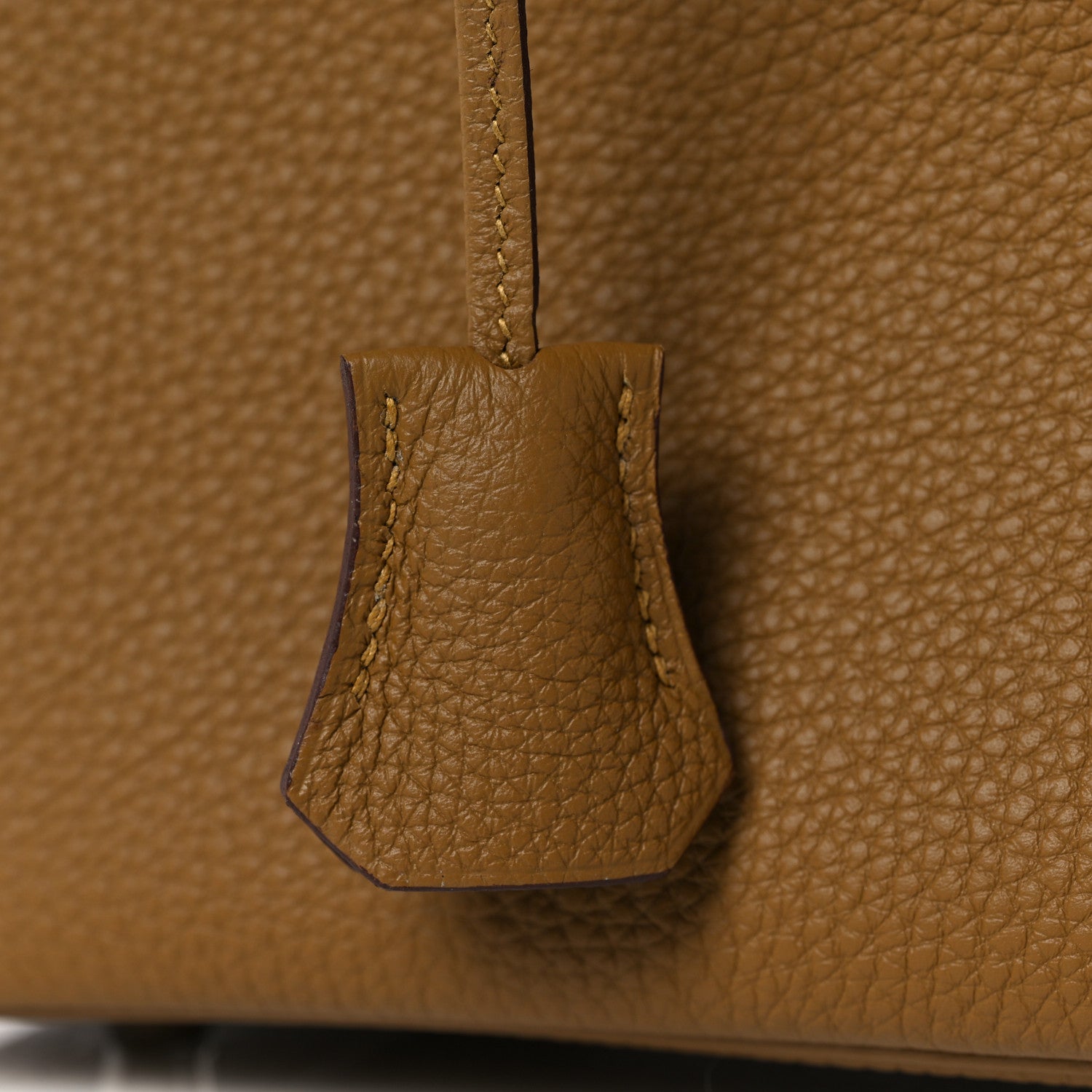 Hermes Togo Verso Birkin 25 Bronze Dore Bleu Brume 31 of 34