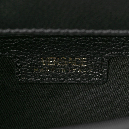 Versace Calfskin La Medusa Chain Hobo Bag Black 6 of 7