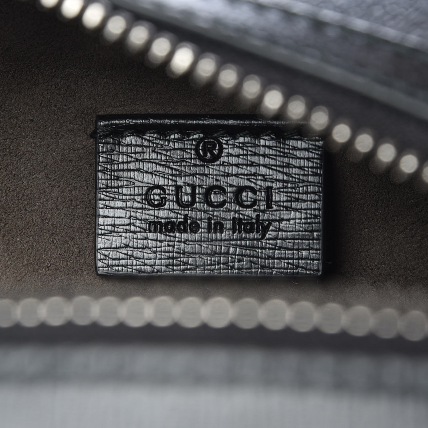 Gucci Calfskin Kingsnake Dome Backpack Black 7 of 10