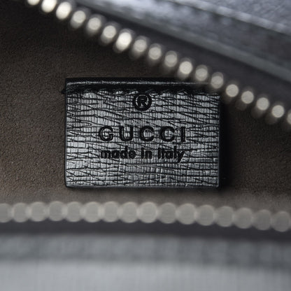 Gucci Calfskin Kingsnake Dome Backpack Black 7 of 10