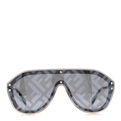 Fendi FF Fabulous Shield Sunglasses FF M0039/G/S Black 2 of 7