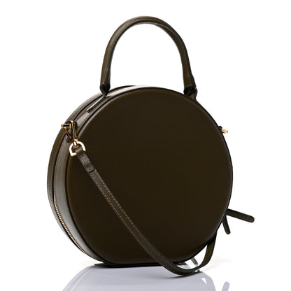 Mansur Gavriel Calfskin Circle Crossbody Bag Olive 2 of 4